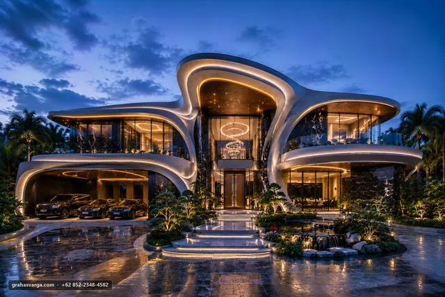 Arsitektur lokal Kabupaten Pesawaran — Graha Svarga