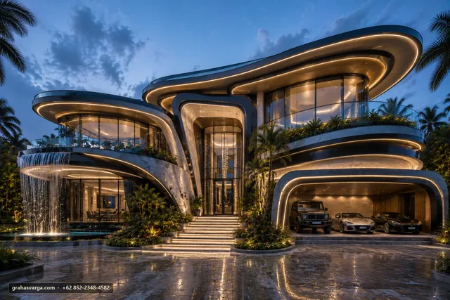 Arsitektur lokal Kabupaten Pringsewu — Graha Svarga