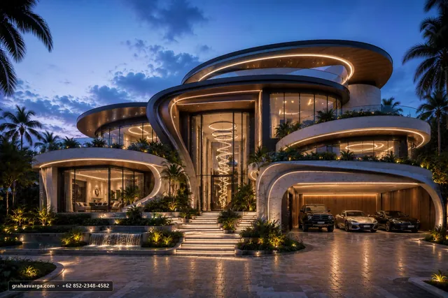 Arsitektur lokal Kota Metro — Graha Svarga